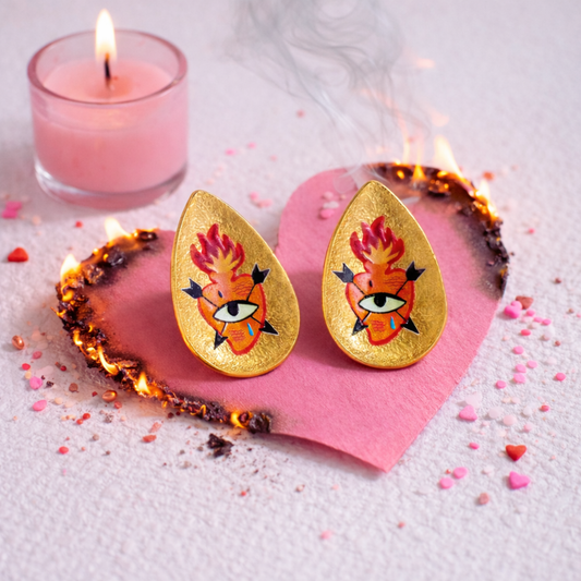 Flames Stud Earrings
