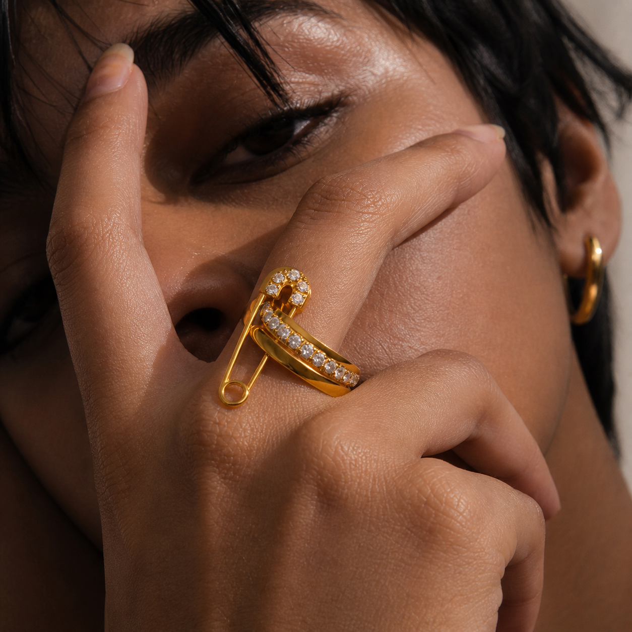 Pinned & Polished Stackable Ring