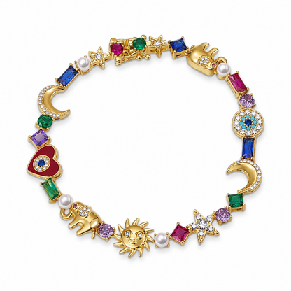 Like Magic Tennis Charm Bracelet