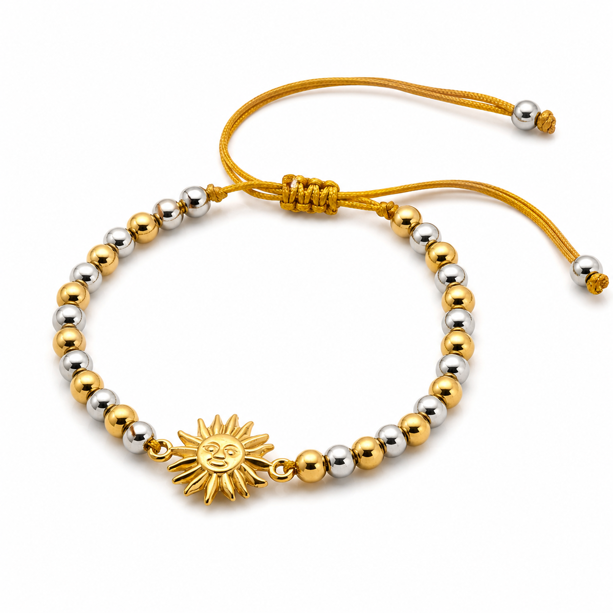 It Gets Better Gold Sun Adjustable Thread Bracelet