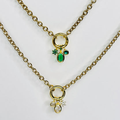 Lana Diamond Charm Pendant Necklace