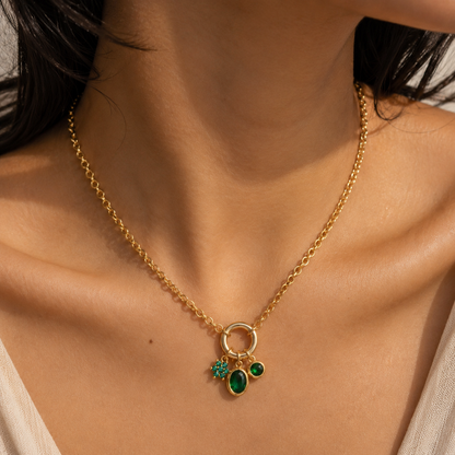 Lana Diamond Charm Pendant Necklace