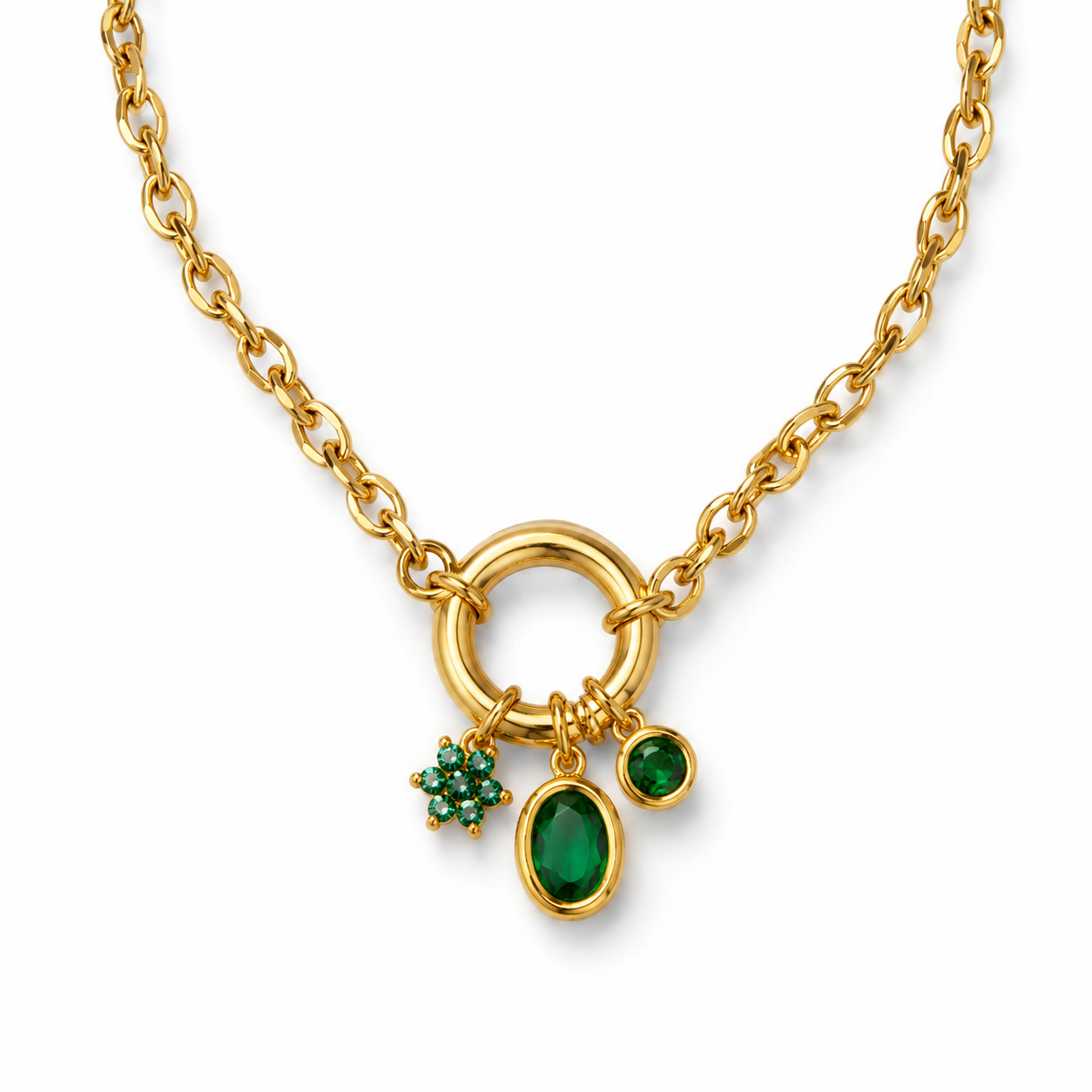 Lana Diamond Charm Pendant Necklace