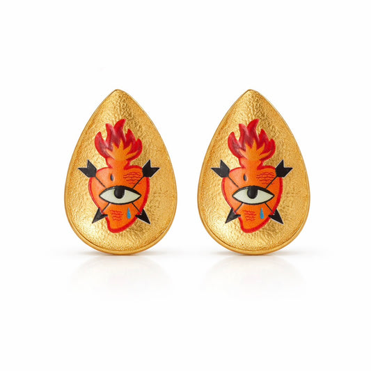 Flames Stud Earrings