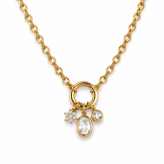 Lana Diamond Charm Pendant Necklace