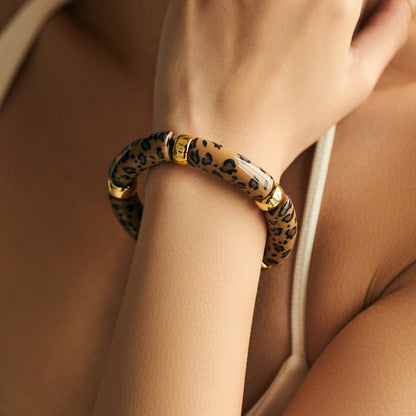 Wild Side Acrylic Bangle Set of 2