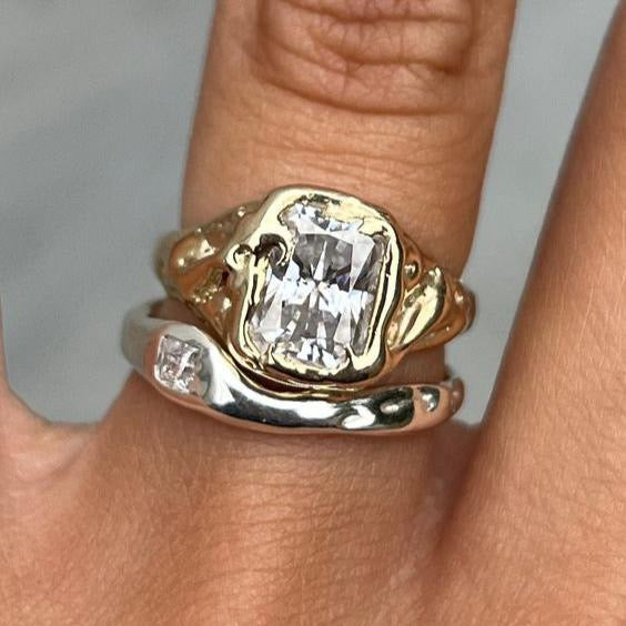 Heirloom Dual Toned Ring Set of 2