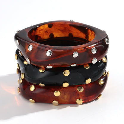 Unfiltered Resin Bangles Set