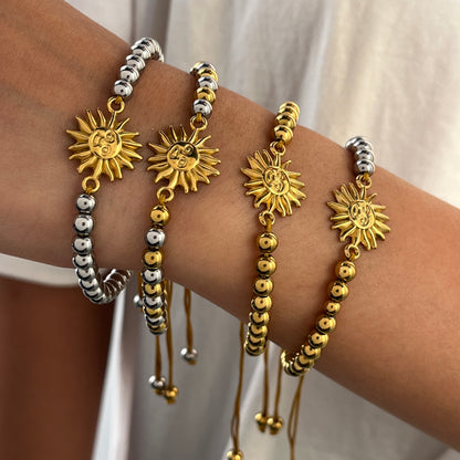 It Gets Better Gold Sun Adjustable Thread Bracelet