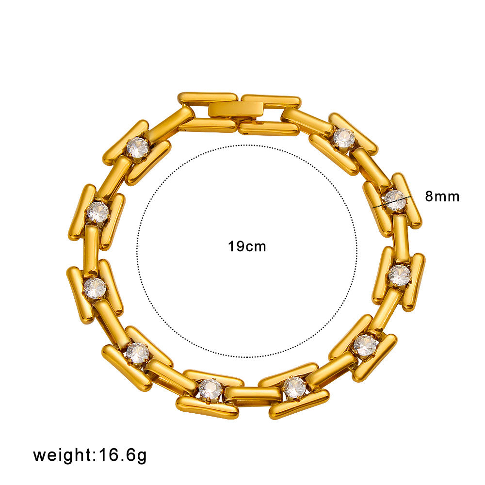 Put Together Gold Link Bracelet