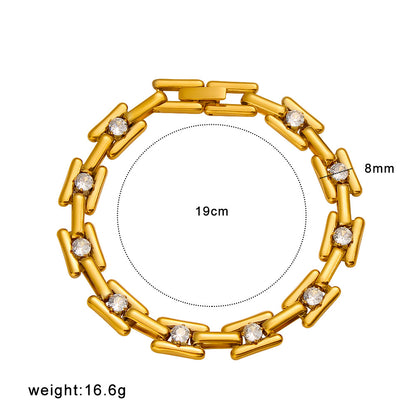 Put Together Gold Link Bracelet