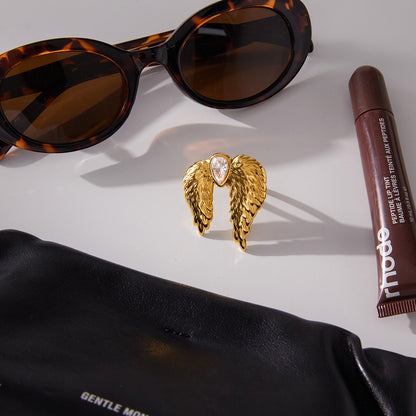 Heaven Sent Gold Wing Ring