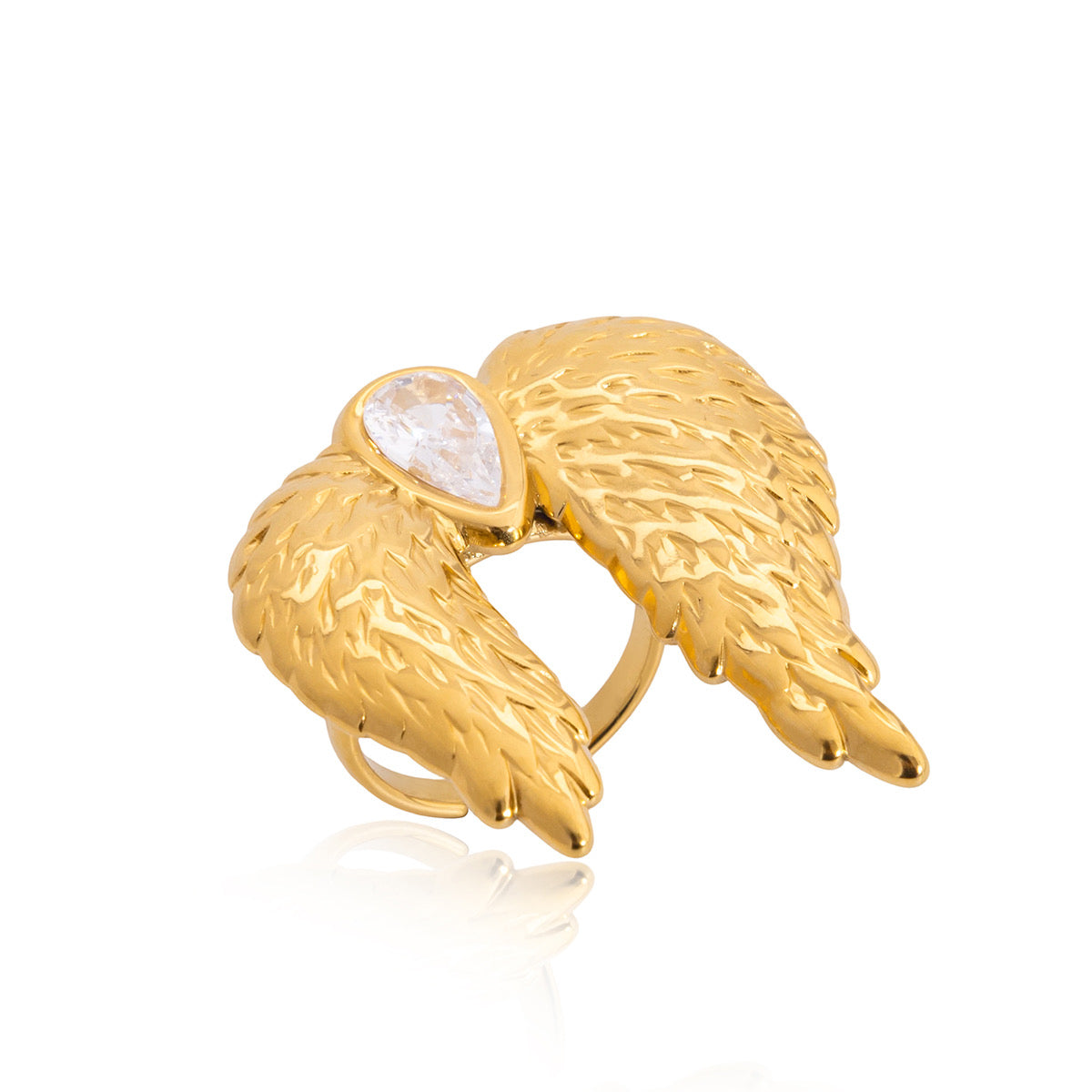 Heaven Sent Gold Wing Ring