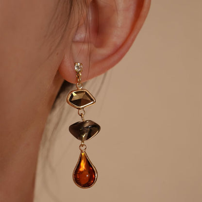 Wabi Sabi Asymmetrical Stud Earrings