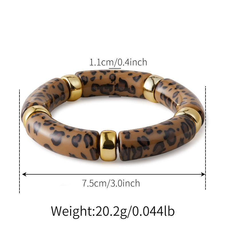 Wild Side Acrylic Bangle Set of 2