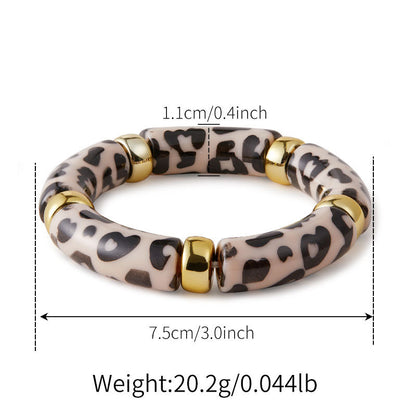 Wild Side Acrylic Bangle Set of 2