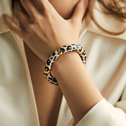 Wild Side Acrylic Bangle Set of 2