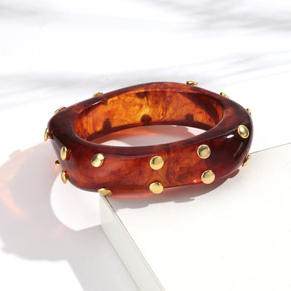 Unfiltered Resin Bangles Set