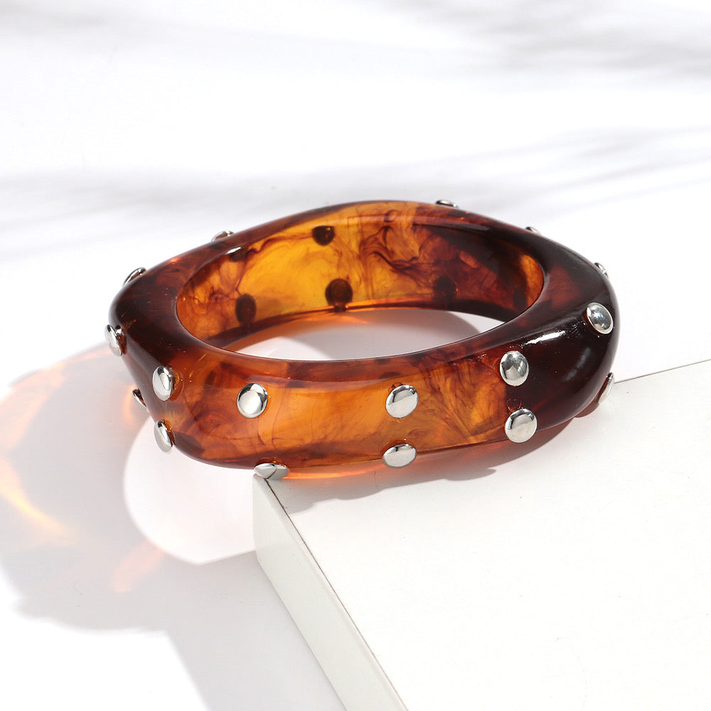Unfiltered Resin Bangles Set