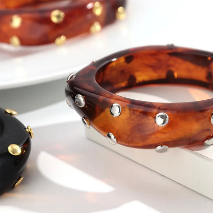 Unfiltered Resin Bangles Set